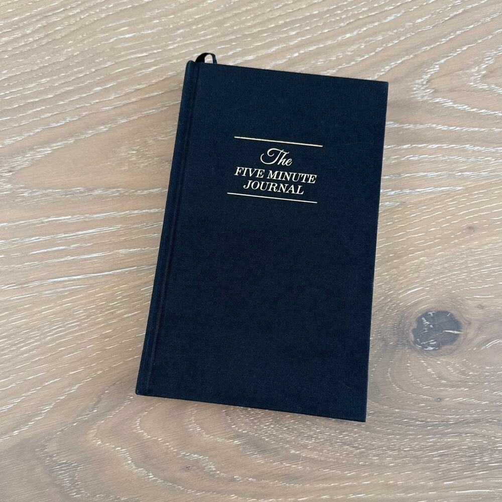 Intelligent Change Five Minute Journal Black
